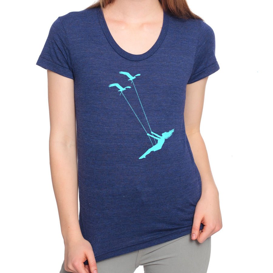 Women's Flying Bird Swing T-Shirt - POPvault