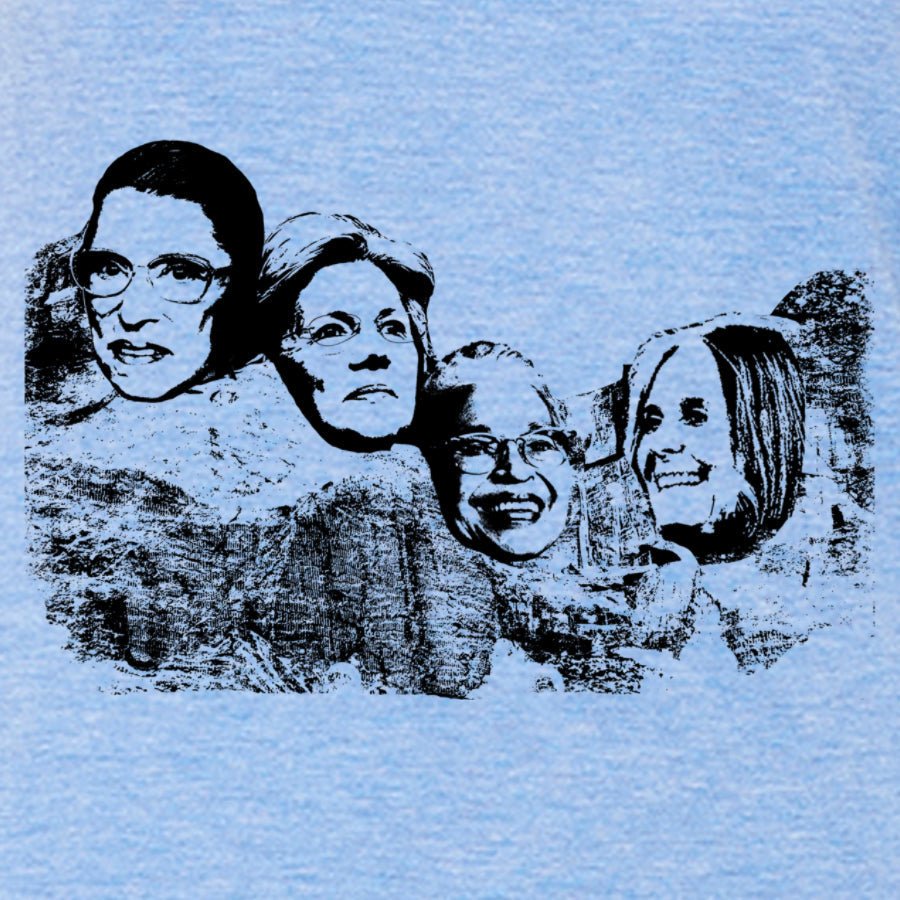 Women's Great American Women On Mt. Rushmore T-Shirt - POPvault