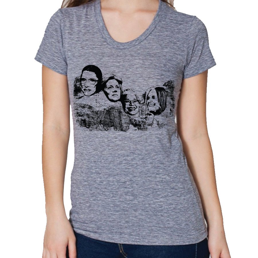 Women's Great American Women On Mt. Rushmore T-Shirt - POPvault