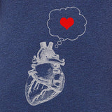 Women's Heart Thinking Heart T-Shirt - POPvault
