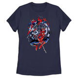 Women's Marvel Spider - Man Beyond Amazing SPIDEY CIRCLE EVOLUTION T - Shirt - POPvault