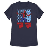 Women's Marvel Spider-Man Beyond Amazing VINTAGE 77 SPIDEY T-Shirt - POPvault - Licensed - Marvel Comics - Official