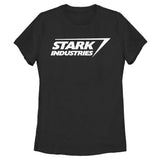 Women's Marvel Stark Logo T-Shirt - POPvault - Licensed - Marvel Comics - Official