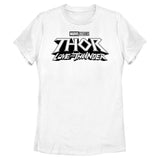 Women's Marvel White Logo T-Shirt - POPvault