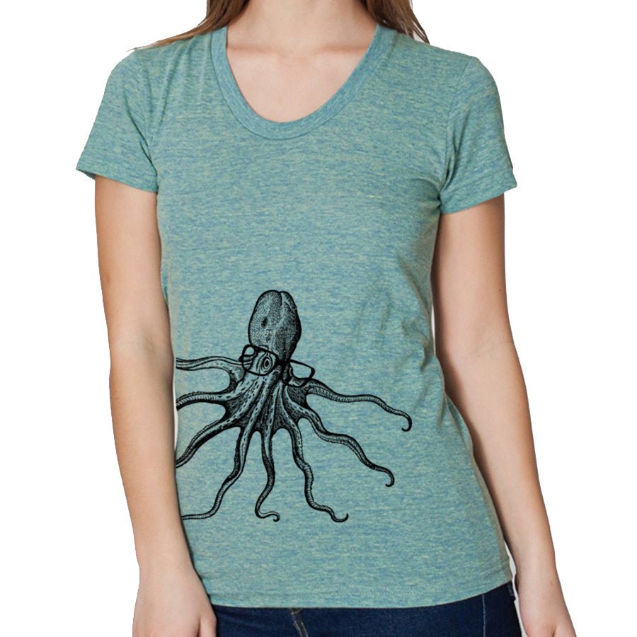Women's Octopus Spectacles T-Shirt - POPvault