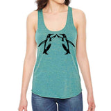 Women's Penguin High Five Racerback Tank Top - POPvault