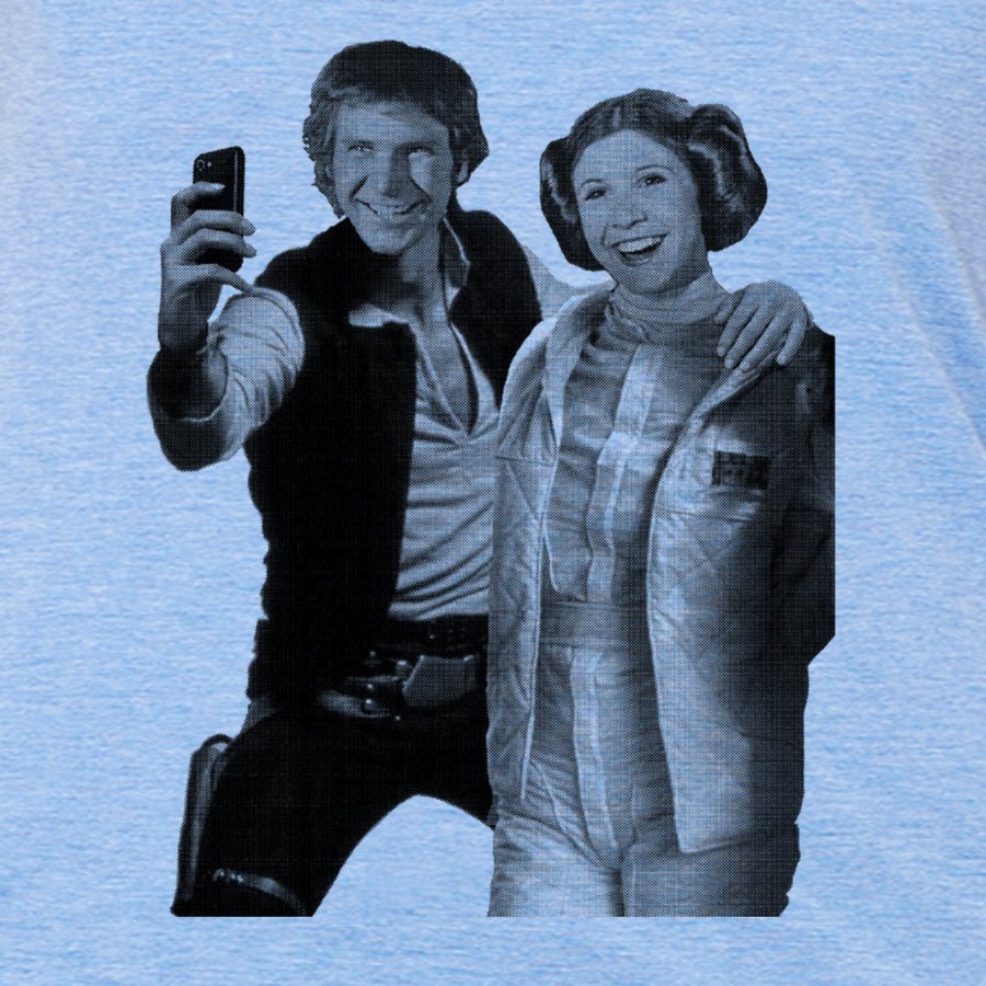 Women's Star Wars Han & Leia Selfie T-Shirt - POPvault