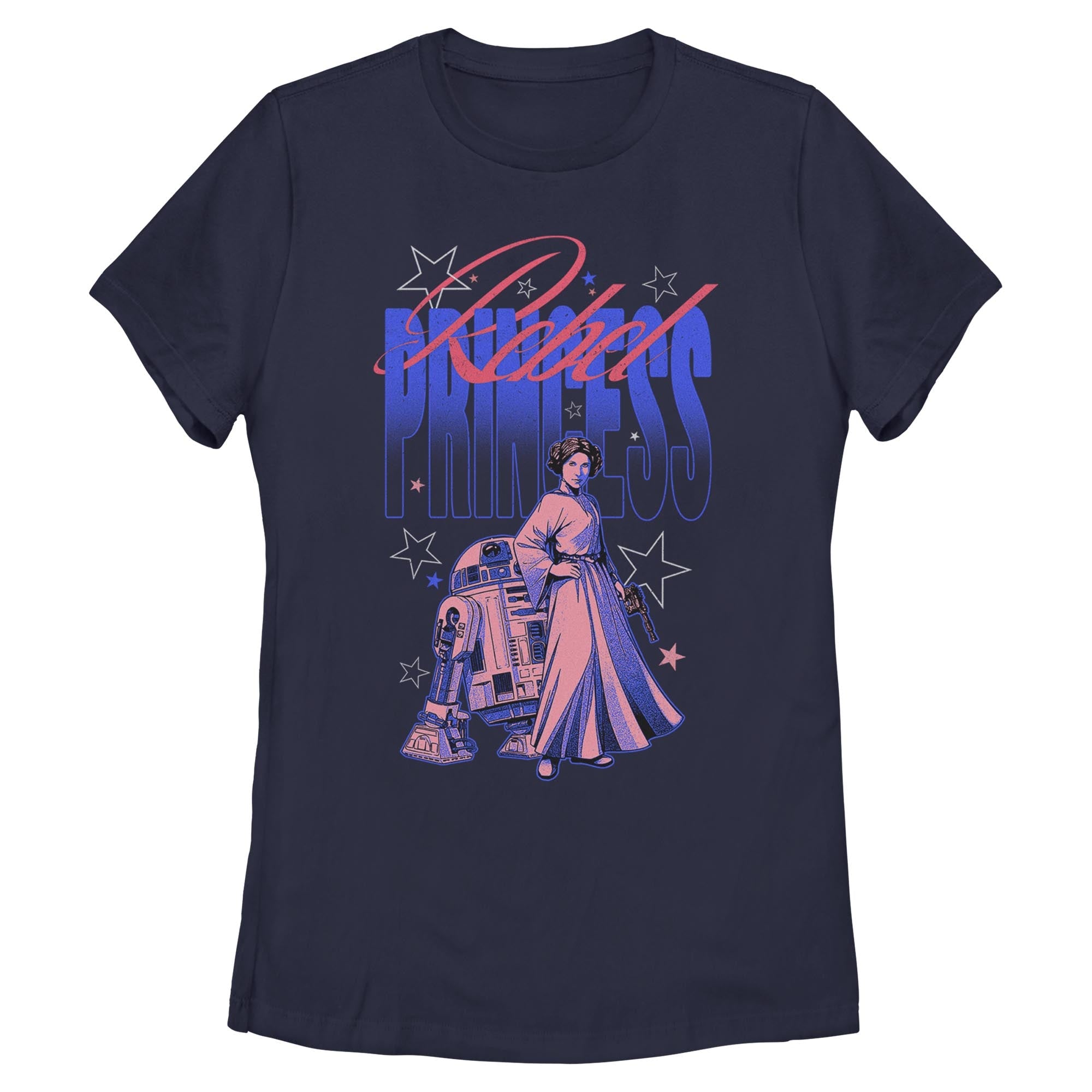 Women's Star Wars Rebel Princess Stars T-Shirt - POPvault