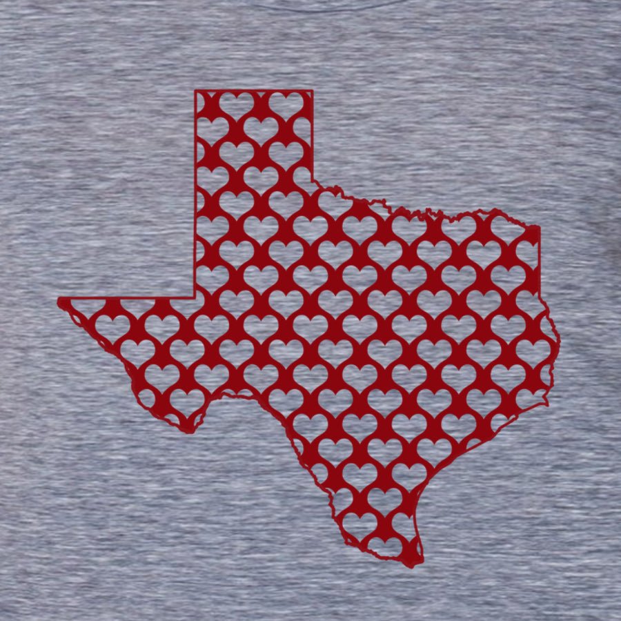 Women's Texas Hearts T-Shirt - POPvault