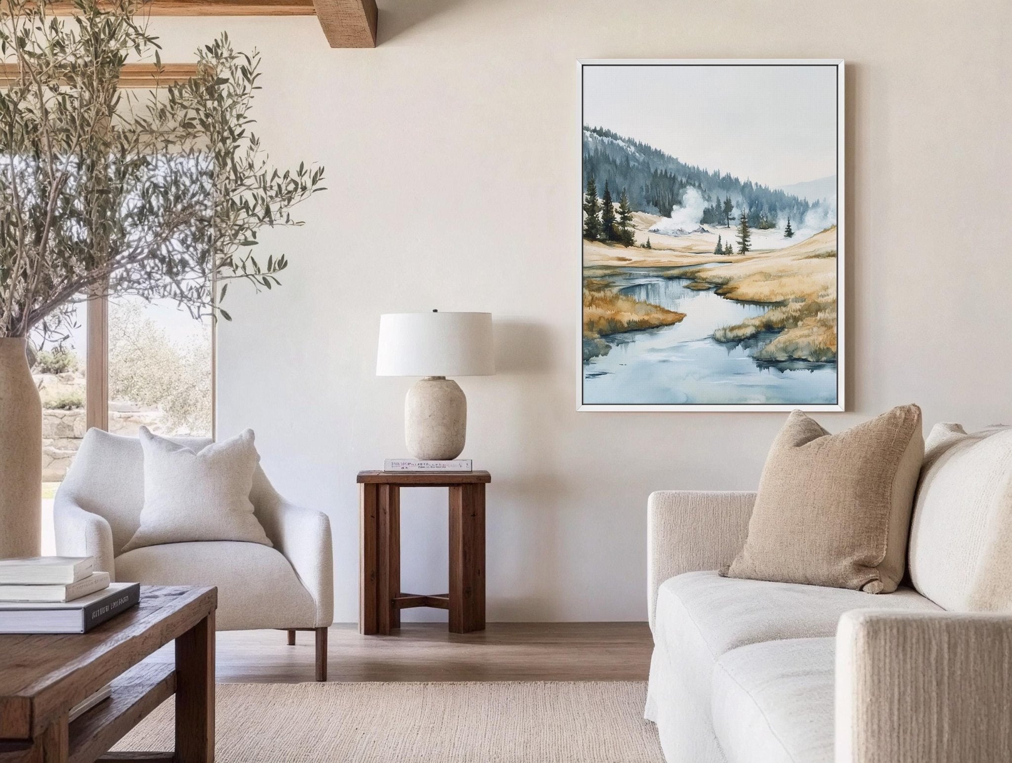 Yellowstone National Park Art - Rustic Canvas Art - POPvault