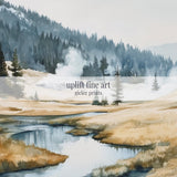 Yellowstone National Park Art - Rustic Canvas Art - POPvault
