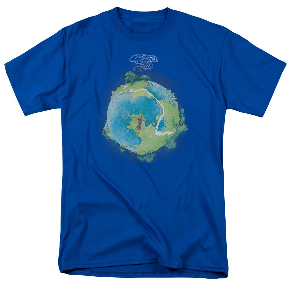 Yes Fragile Cover Mens T Shirt Royal Blue - POPvault