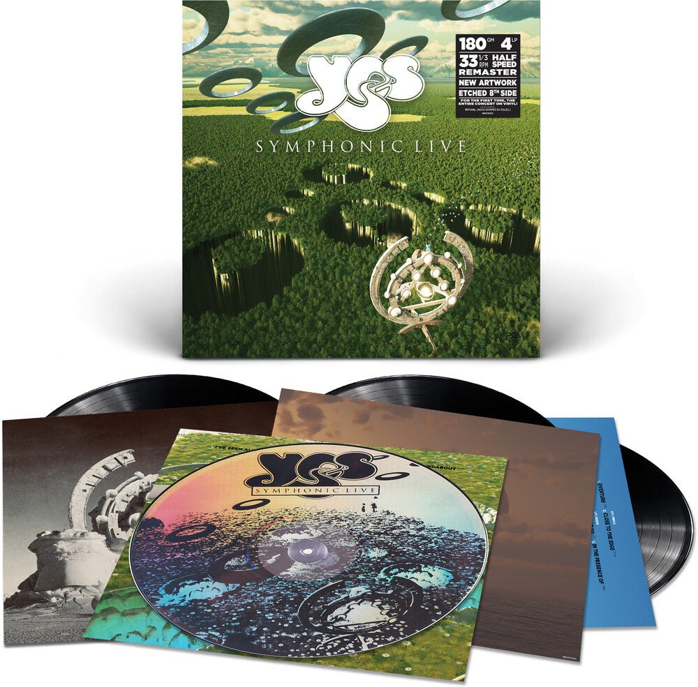 Yes - Symphonic Live [Limited Edition 180g Half - speed 4 LP] Vinyl Record - POPvault