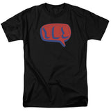 Yes Word Bubble Mens T Shirt Black - POPvault