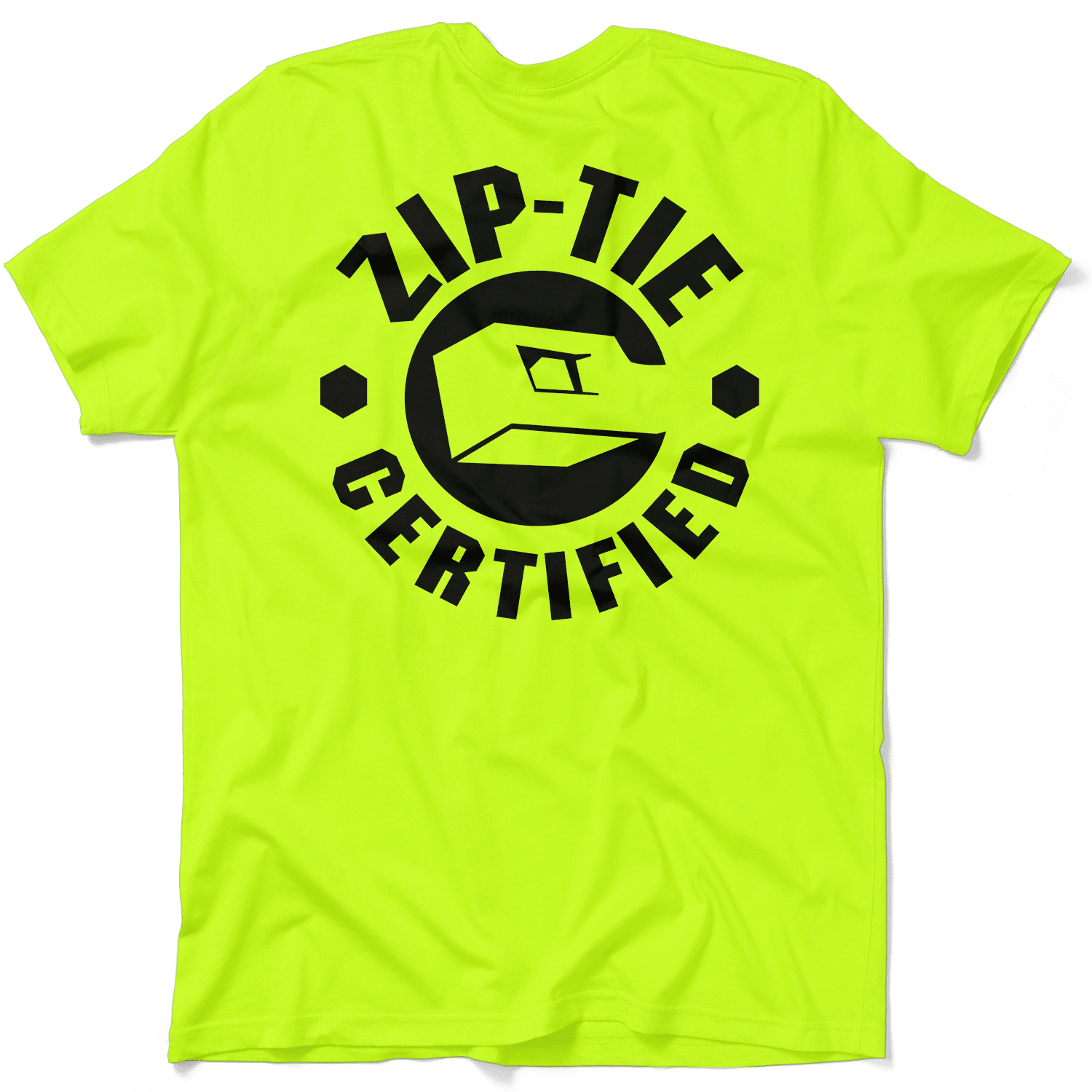 Zip Tie - Safety Yellow T-Shirt - POPvault